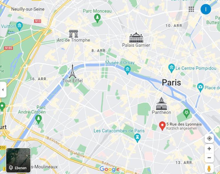 Appartement Petite Maison Avec Cour Dans Les Beaux Quartiers-Vous Faites Le Menage- Very Good Prices For T-H-E Location But You Have To Clea-N Th-E Flat à Paris Extérieur photo